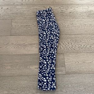 Flower and butterfly printed leggings